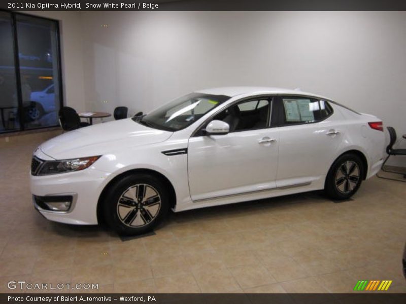  2011 Optima Hybrid Snow White Pearl