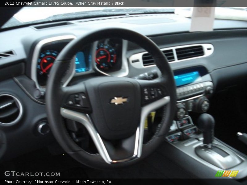 Ashen Gray Metallic / Black 2012 Chevrolet Camaro LT/RS Coupe