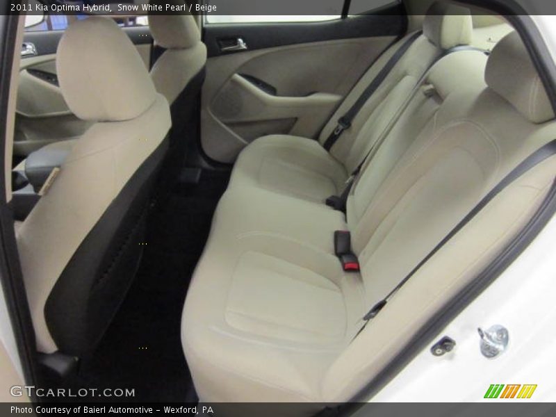  2011 Optima Hybrid Beige Interior