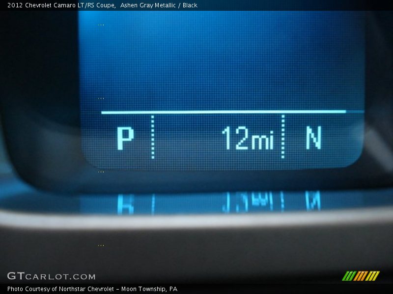 Ashen Gray Metallic / Black 2012 Chevrolet Camaro LT/RS Coupe