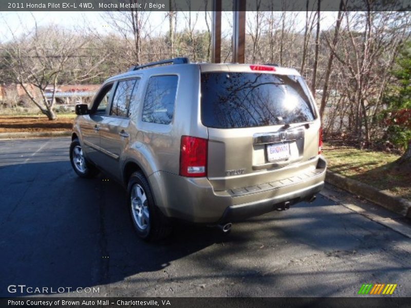 Mocha Metallic / Beige 2011 Honda Pilot EX-L 4WD