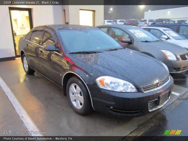 Black / Gray 2008 Chevrolet Impala LT