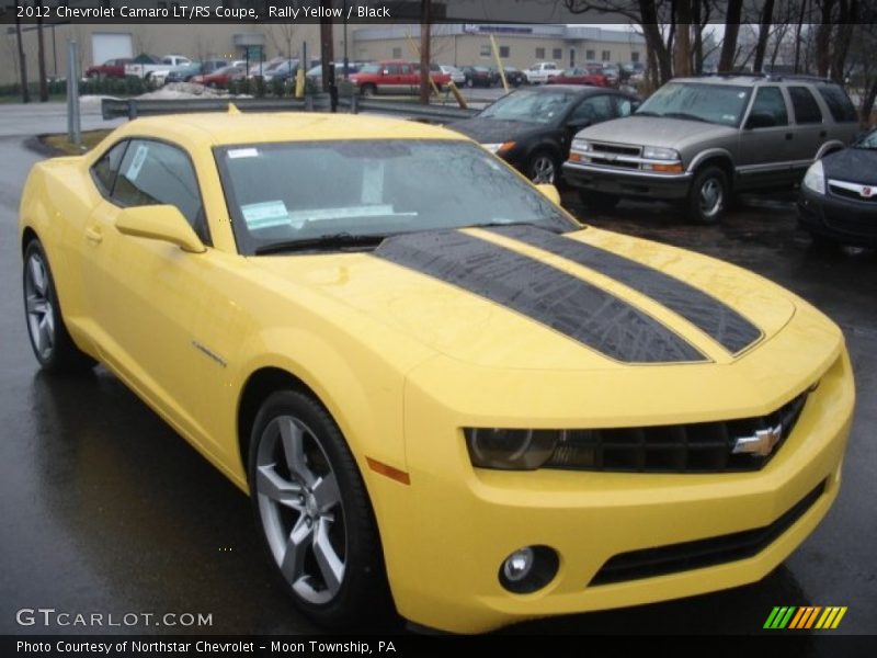 Rally Yellow / Black 2012 Chevrolet Camaro LT/RS Coupe