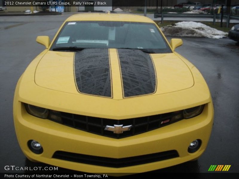 Rally Yellow / Black 2012 Chevrolet Camaro LT/RS Coupe