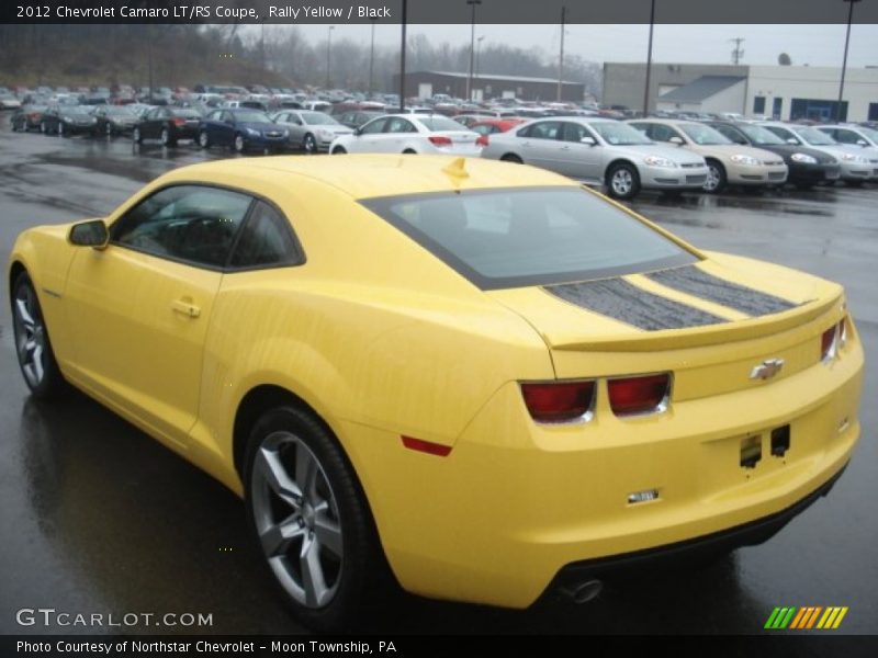 Rally Yellow / Black 2012 Chevrolet Camaro LT/RS Coupe
