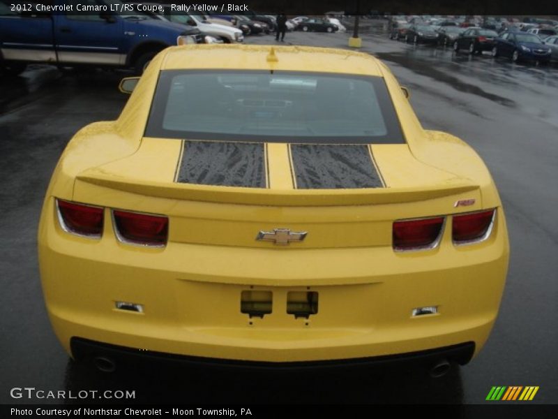 Rally Yellow / Black 2012 Chevrolet Camaro LT/RS Coupe