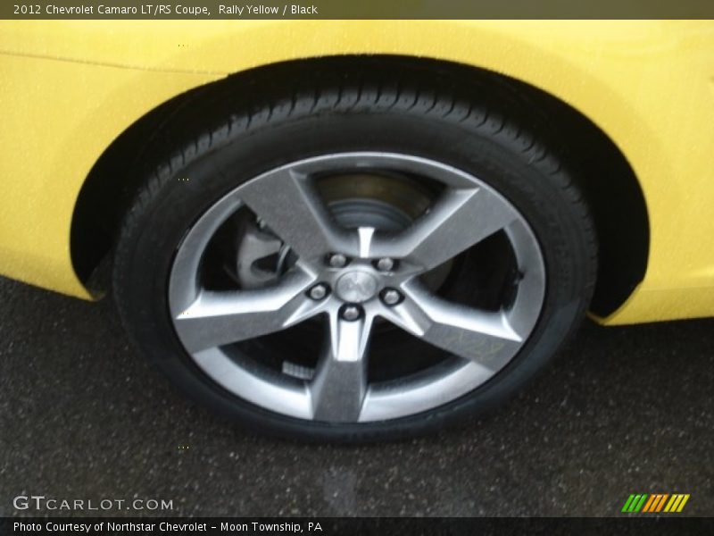 Rally Yellow / Black 2012 Chevrolet Camaro LT/RS Coupe