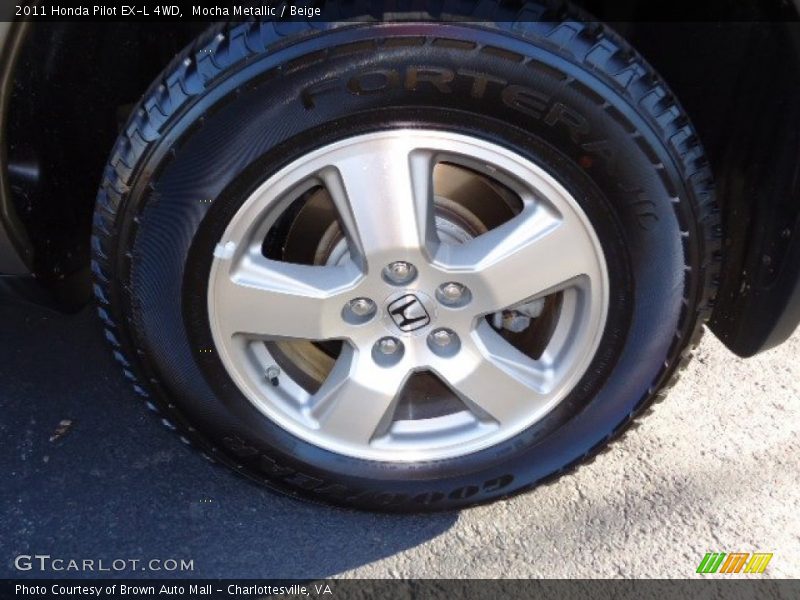 Mocha Metallic / Beige 2011 Honda Pilot EX-L 4WD