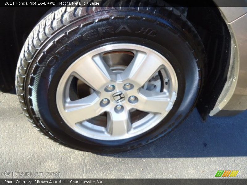 Mocha Metallic / Beige 2011 Honda Pilot EX-L 4WD