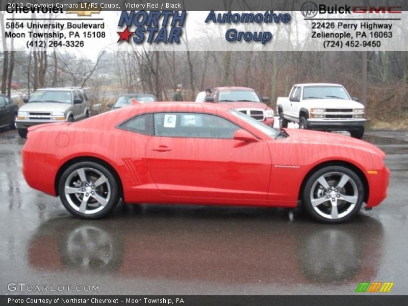 Victory Red / Black 2012 Chevrolet Camaro LT/RS Coupe