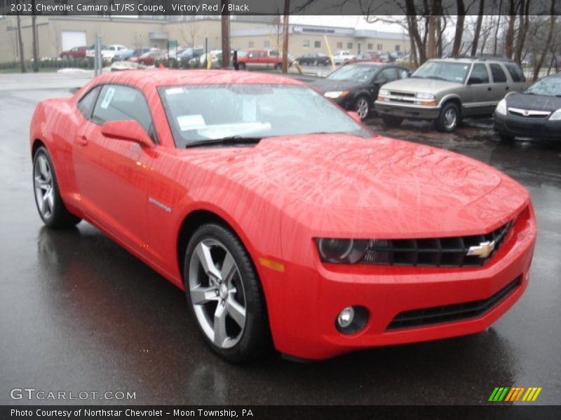 Victory Red / Black 2012 Chevrolet Camaro LT/RS Coupe