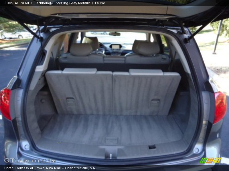 Sterling Gray Metallic / Taupe 2009 Acura MDX Technology
