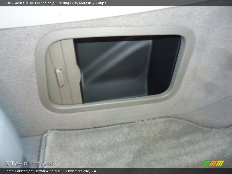 Sterling Gray Metallic / Taupe 2009 Acura MDX Technology