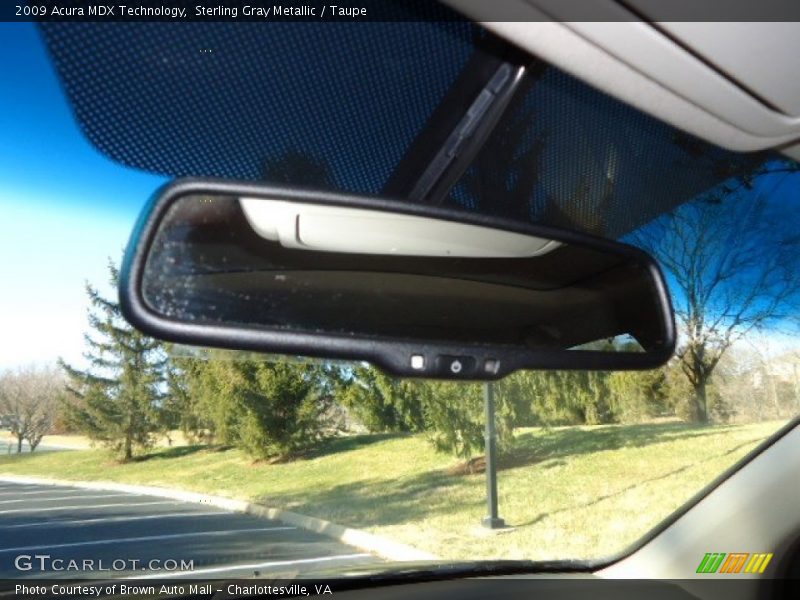 Sterling Gray Metallic / Taupe 2009 Acura MDX Technology