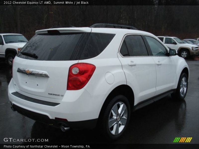 Summit White / Jet Black 2012 Chevrolet Equinox LT AWD