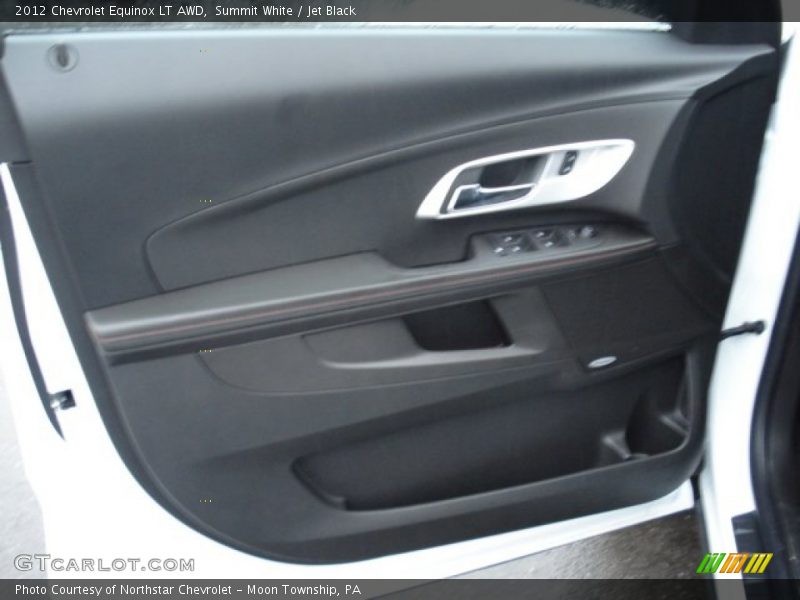Summit White / Jet Black 2012 Chevrolet Equinox LT AWD