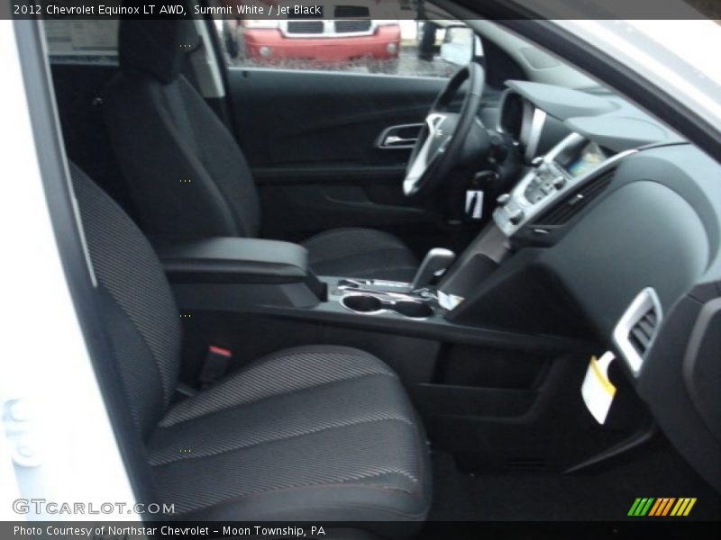 Summit White / Jet Black 2012 Chevrolet Equinox LT AWD