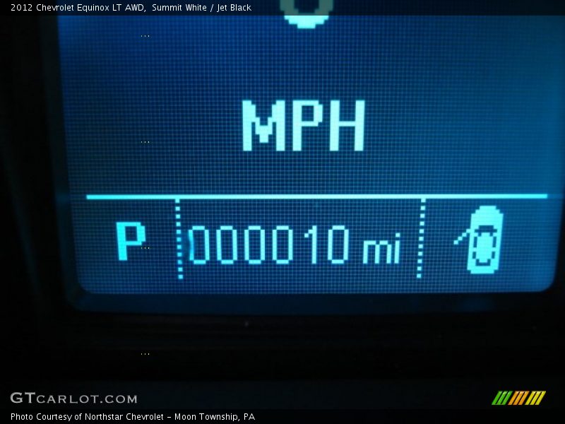 Summit White / Jet Black 2012 Chevrolet Equinox LT AWD
