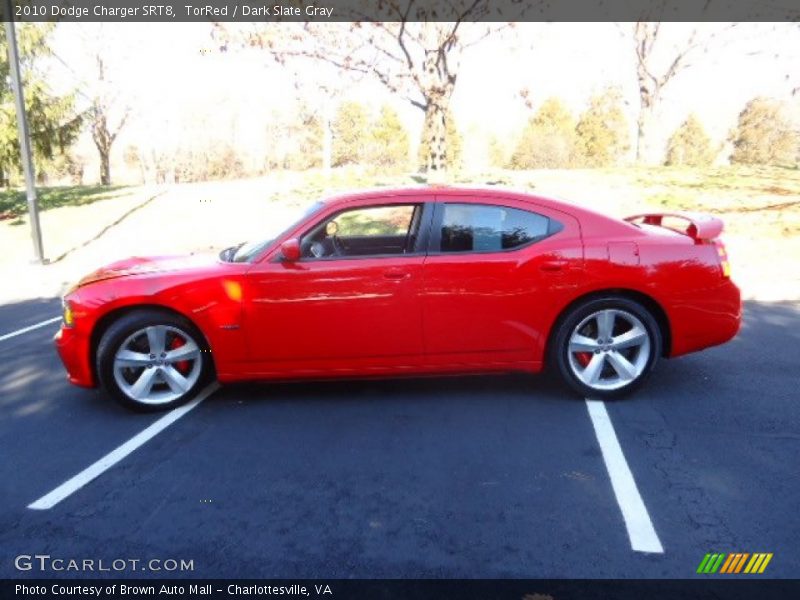 TorRed / Dark Slate Gray 2010 Dodge Charger SRT8