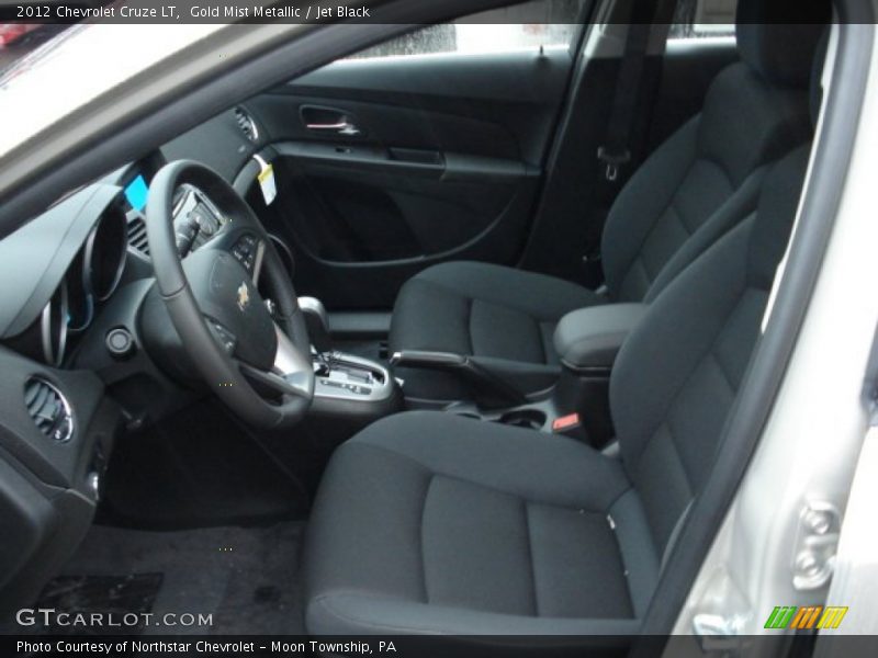 Gold Mist Metallic / Jet Black 2012 Chevrolet Cruze LT