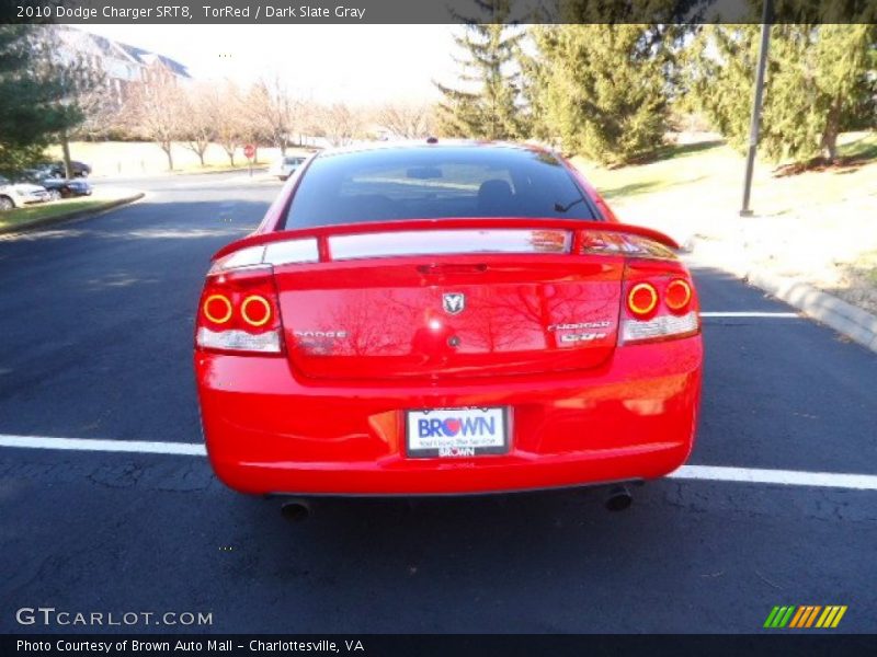 TorRed / Dark Slate Gray 2010 Dodge Charger SRT8