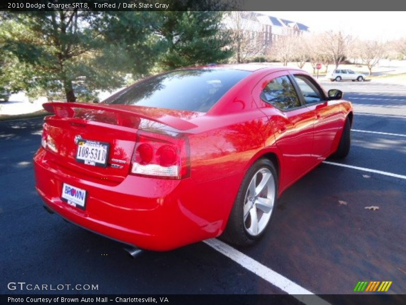 TorRed / Dark Slate Gray 2010 Dodge Charger SRT8