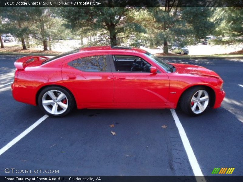 TorRed / Dark Slate Gray 2010 Dodge Charger SRT8