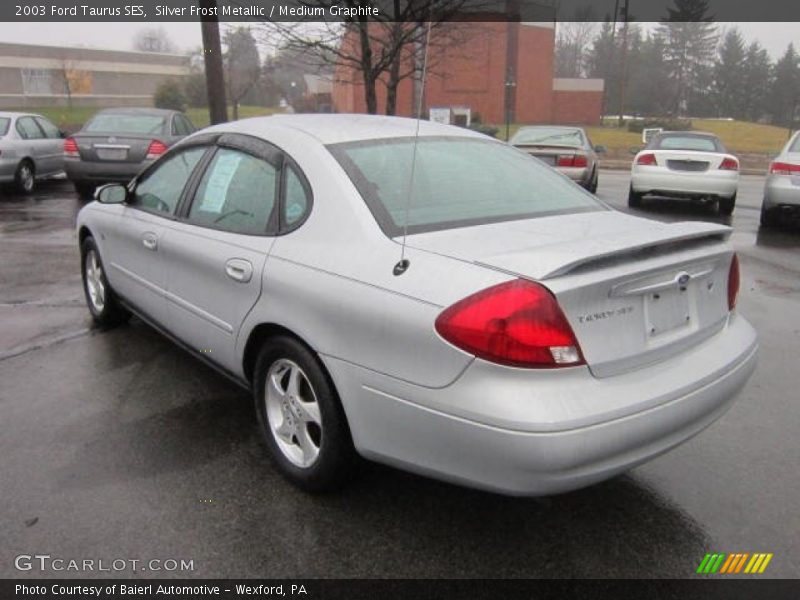Silver Frost Metallic / Medium Graphite 2003 Ford Taurus SES