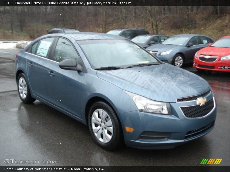 Blue Granite Metallic / Jet Black/Medium Titanium 2012 Chevrolet Cruze LS