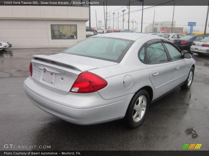 Silver Frost Metallic / Medium Graphite 2003 Ford Taurus SES