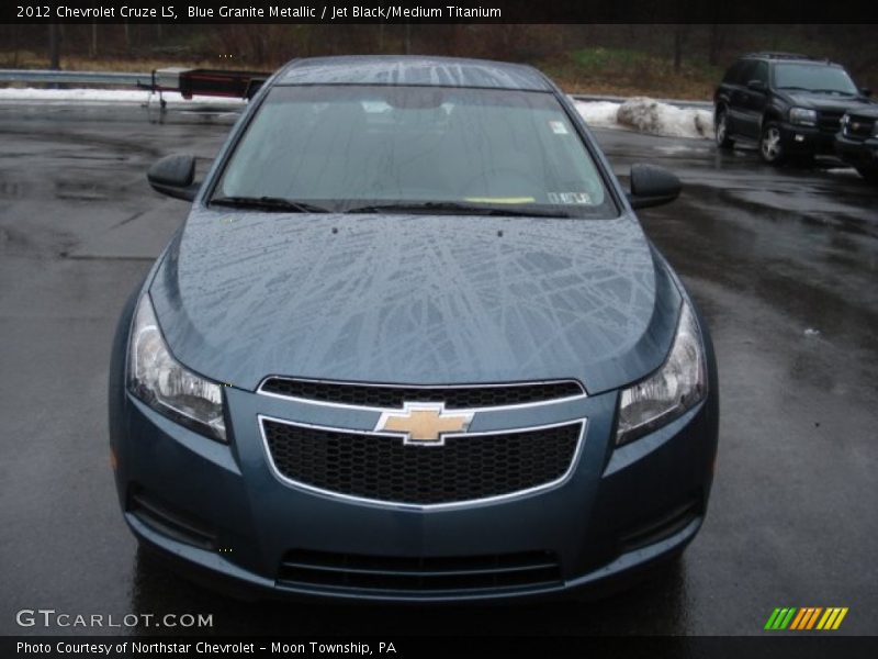 Blue Granite Metallic / Jet Black/Medium Titanium 2012 Chevrolet Cruze LS