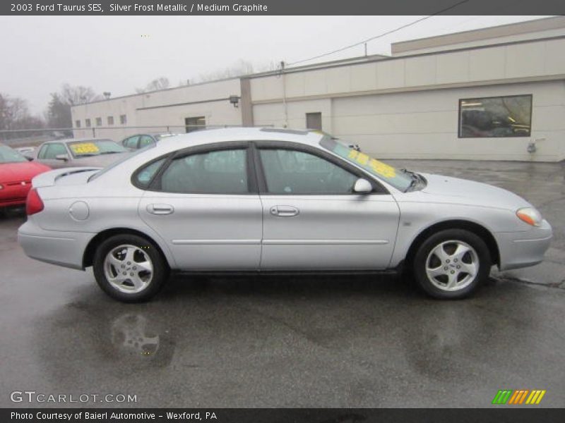 Silver Frost Metallic / Medium Graphite 2003 Ford Taurus SES