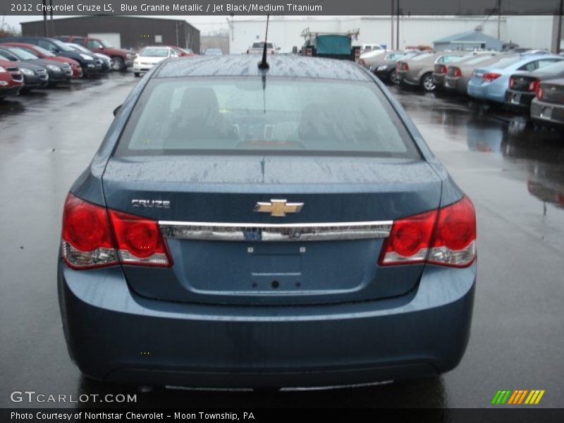 Blue Granite Metallic / Jet Black/Medium Titanium 2012 Chevrolet Cruze LS