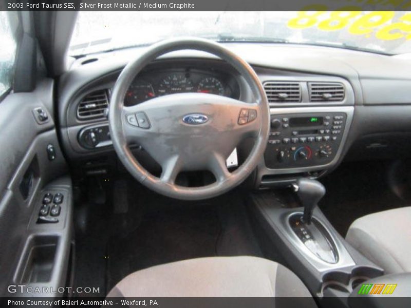Silver Frost Metallic / Medium Graphite 2003 Ford Taurus SES