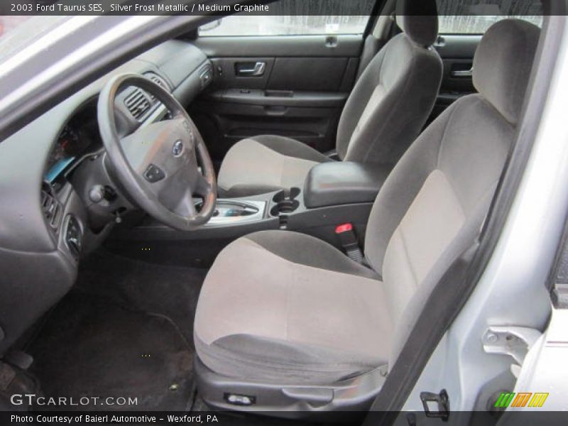 Silver Frost Metallic / Medium Graphite 2003 Ford Taurus SES