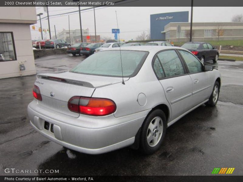 Galaxy Silver Metallic / Gray 2003 Chevrolet Malibu LS Sedan