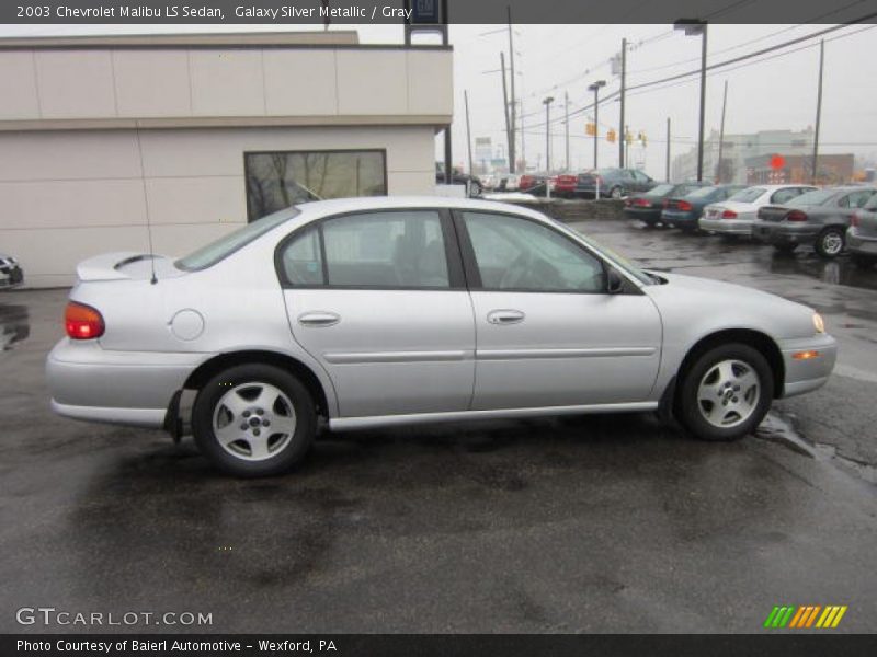 Galaxy Silver Metallic / Gray 2003 Chevrolet Malibu LS Sedan