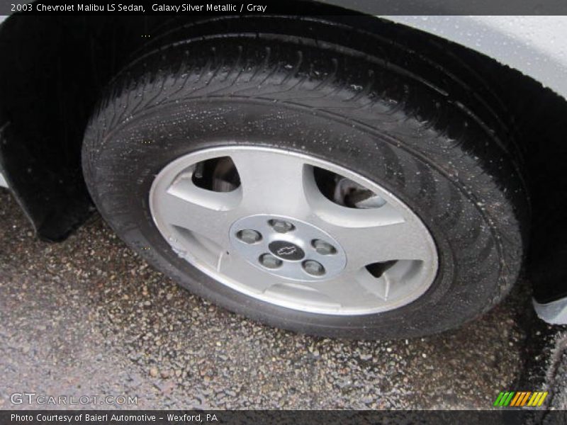 Galaxy Silver Metallic / Gray 2003 Chevrolet Malibu LS Sedan