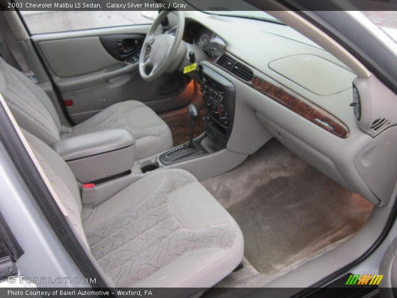 Galaxy Silver Metallic / Gray 2003 Chevrolet Malibu LS Sedan