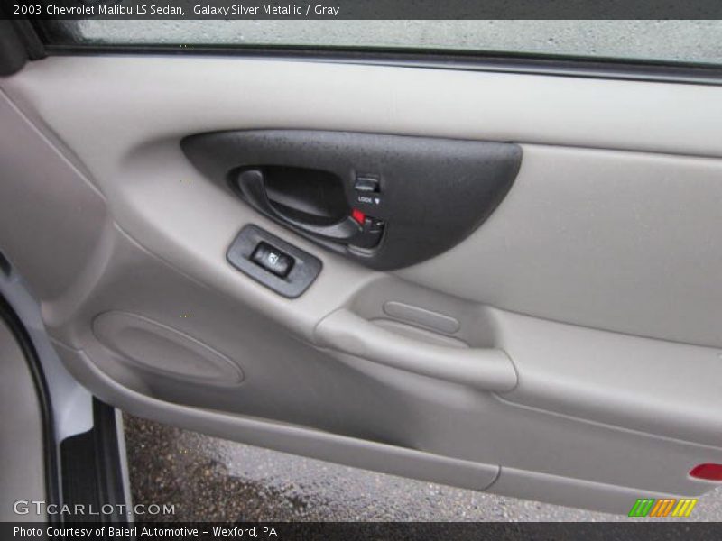 Galaxy Silver Metallic / Gray 2003 Chevrolet Malibu LS Sedan