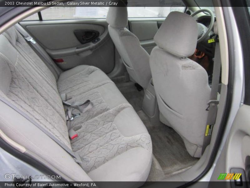 Galaxy Silver Metallic / Gray 2003 Chevrolet Malibu LS Sedan