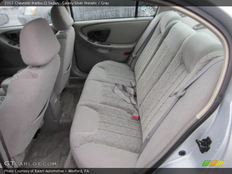 Galaxy Silver Metallic / Gray 2003 Chevrolet Malibu LS Sedan