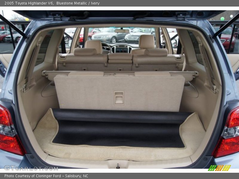 Bluestone Metallic / Ivory 2005 Toyota Highlander V6