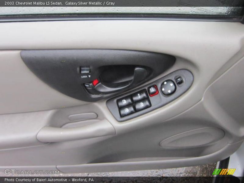 Galaxy Silver Metallic / Gray 2003 Chevrolet Malibu LS Sedan