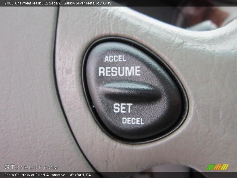 Galaxy Silver Metallic / Gray 2003 Chevrolet Malibu LS Sedan