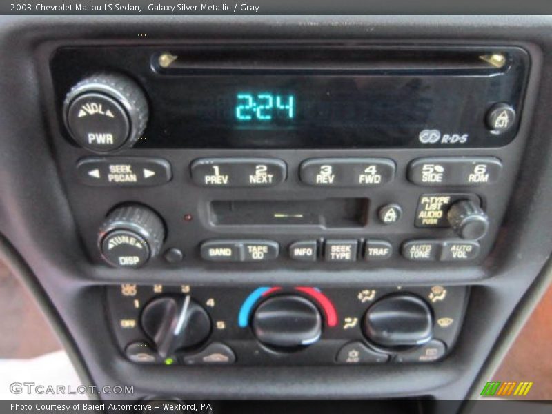 Galaxy Silver Metallic / Gray 2003 Chevrolet Malibu LS Sedan