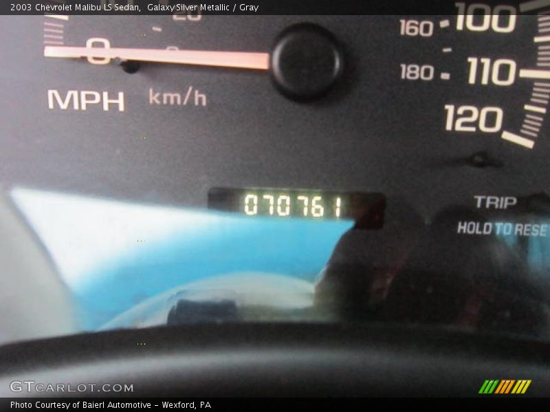 Galaxy Silver Metallic / Gray 2003 Chevrolet Malibu LS Sedan