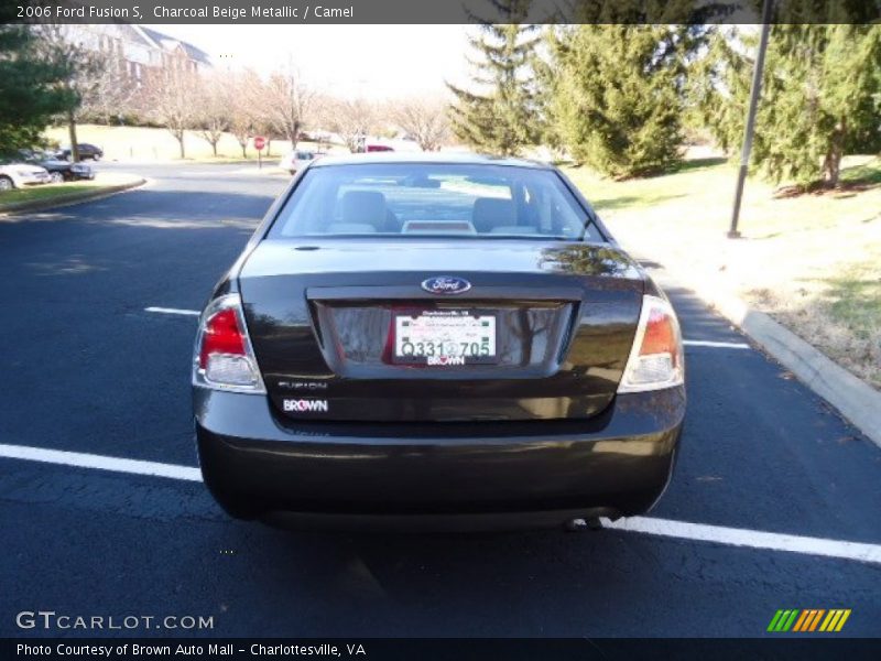 Charcoal Beige Metallic / Camel 2006 Ford Fusion S
