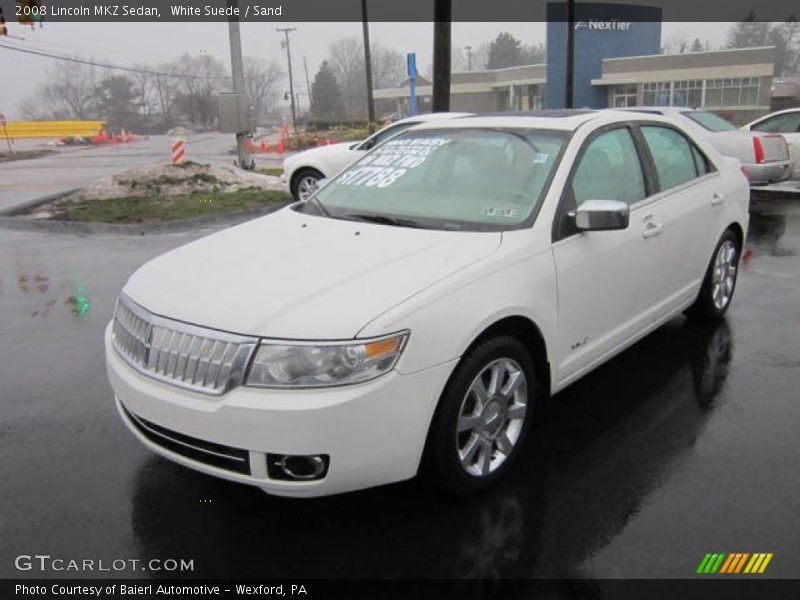 White Suede / Sand 2008 Lincoln MKZ Sedan