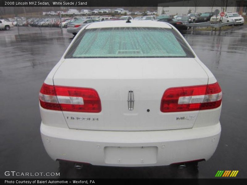 White Suede / Sand 2008 Lincoln MKZ Sedan